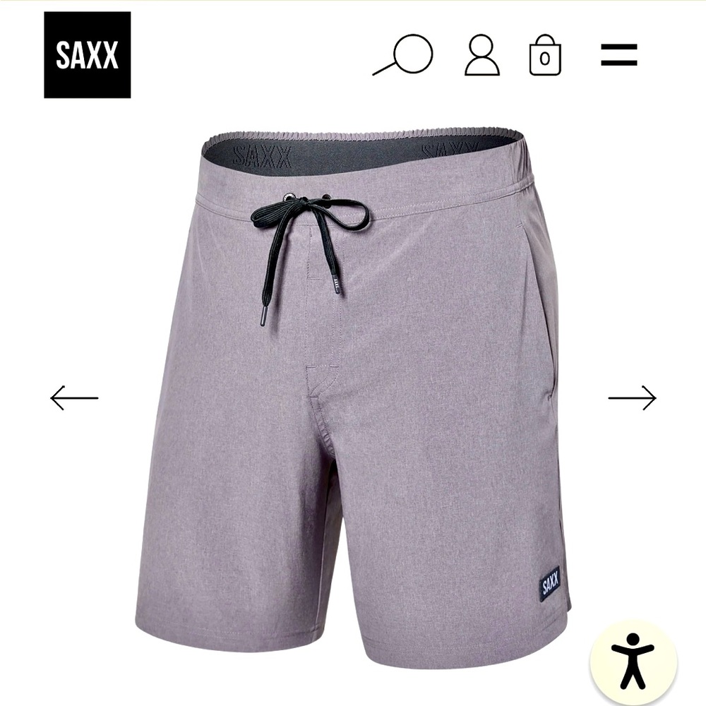 SAXX men’s Casual Shorts NWT